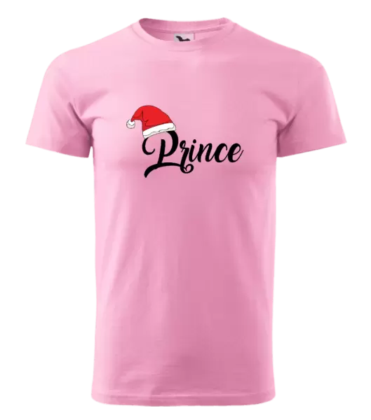 Pánské vánoční tričko Vánoční čepice - Prince