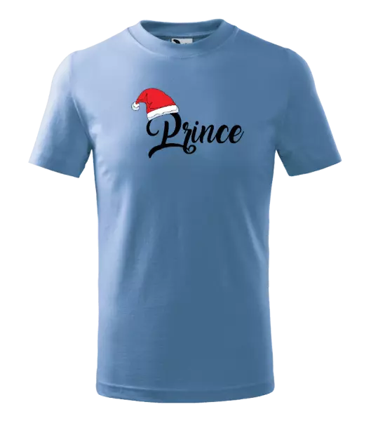 Dětské vánoční tričko Vánoční čepice - Prince