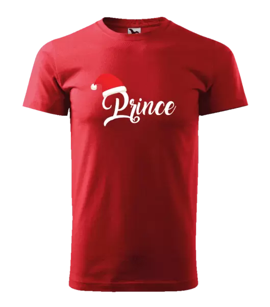 Pánské vánoční tričko Vánoční čepice - Prince