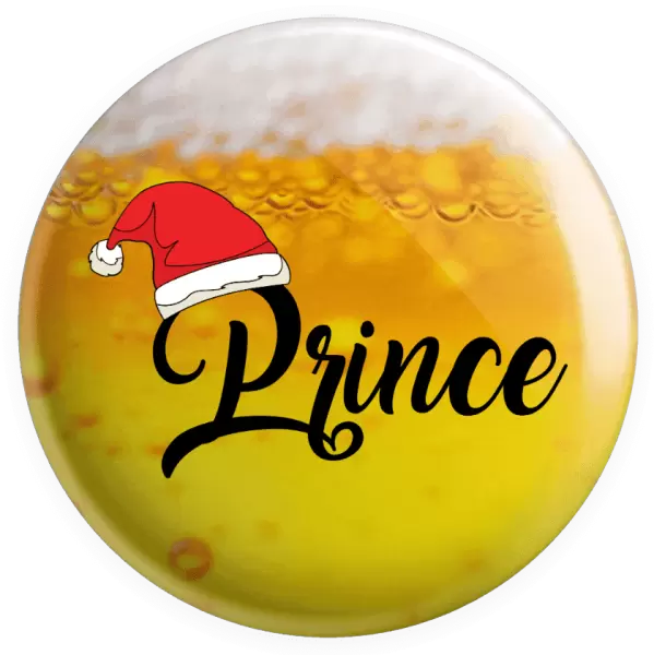 Placka Vánoční čepice - Prince