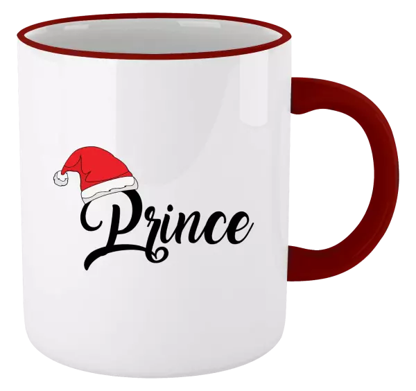 Vánoční hrnek Vánoční čepice - Prince