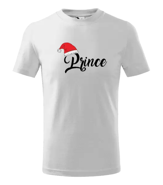 Dětské vánoční tričko Vánoční čepice - Prince