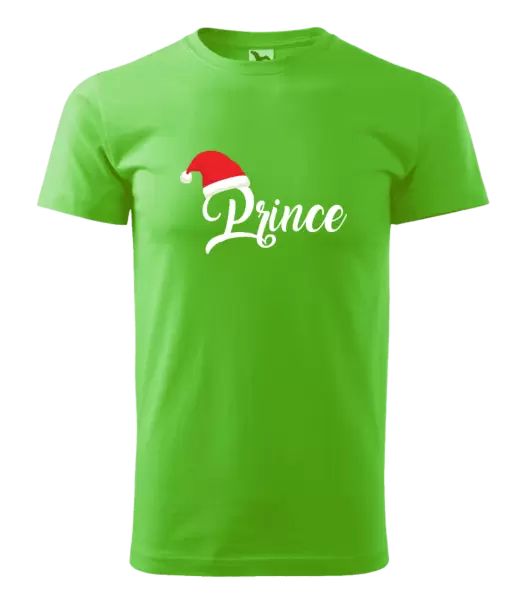 Pánské vánoční tričko Vánoční čepice - Prince