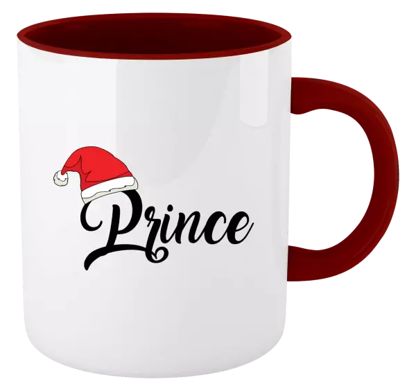 Vánoční hrnek Vánoční čepice - Prince