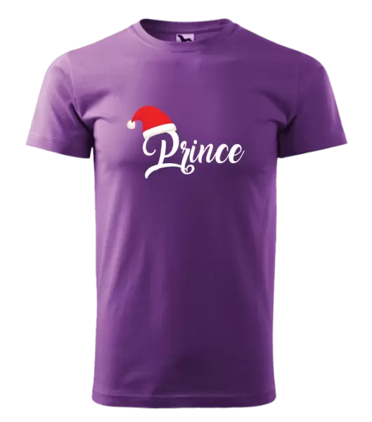 Pánské vánoční tričko Vánoční čepice - Prince