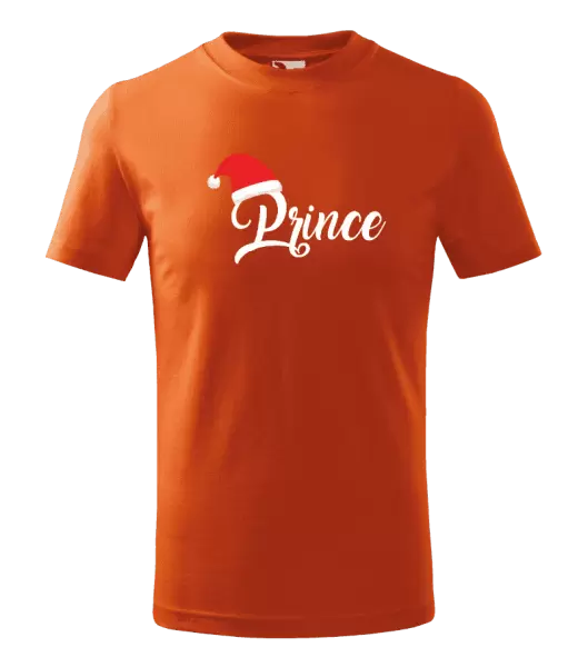 Dětské vánoční tričko Vánoční čepice - Prince