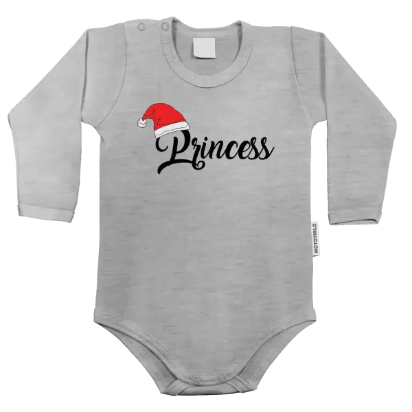 Dětské body Vánoční čepice - Princess