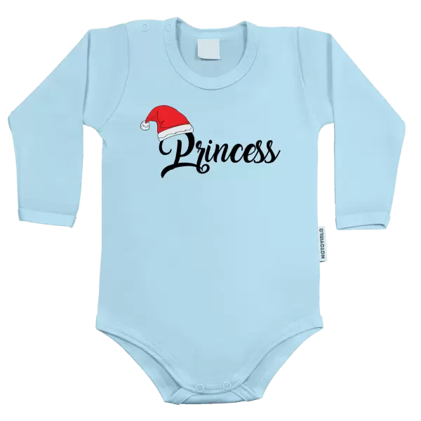 Dětské body Vánoční čepice - Princess
