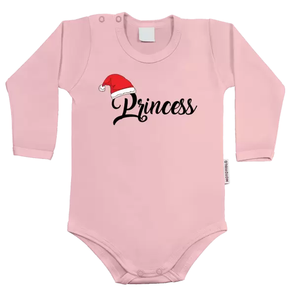 Dětské body Vánoční čepice - Princess