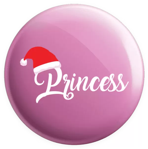 Placka Vánoční čepice - Princess