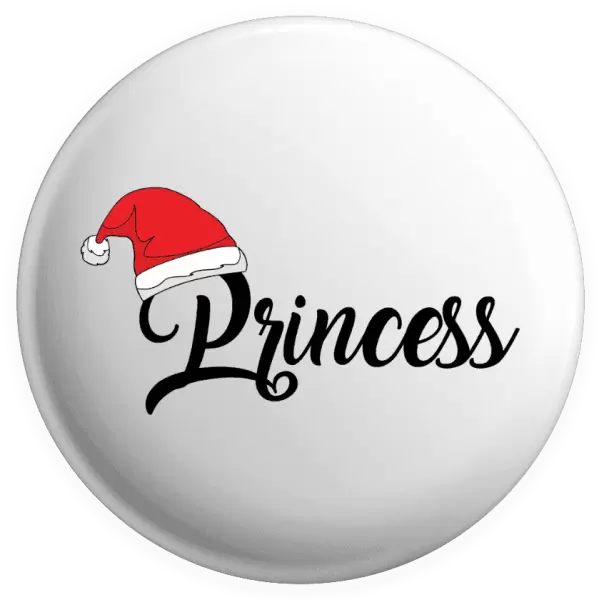 Placka Vánoční čepice - Princess