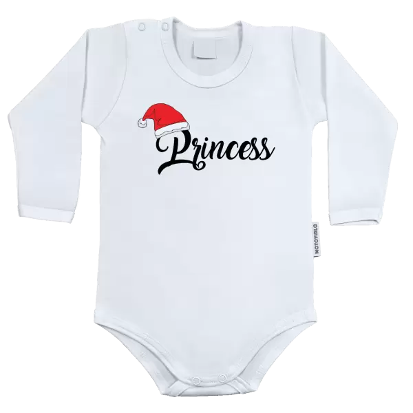 Dětské body Vánoční čepice - Princess