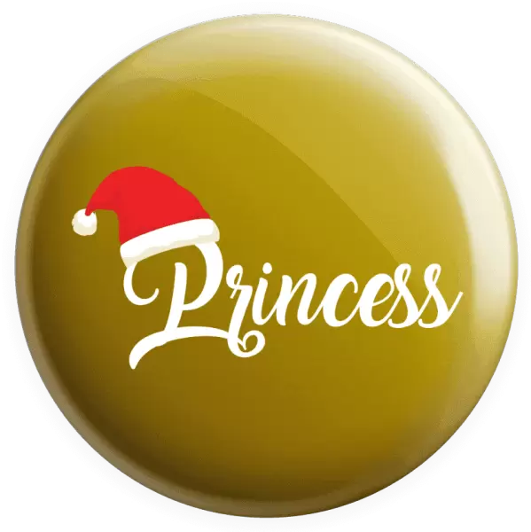 Placka Vánoční čepice - Princess