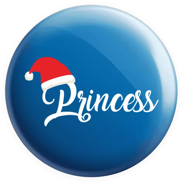 Placka Vánoční čepice - Princess