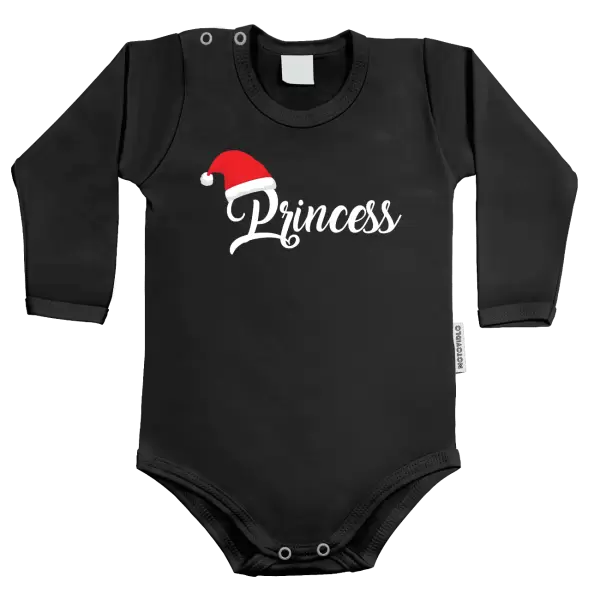 Dětské body Vánoční čepice - Princess