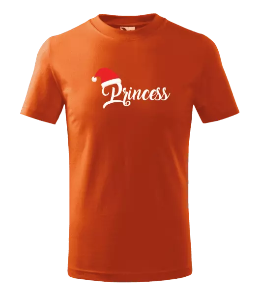 Dětské vánoční tričko Vánoční čepice - Princess