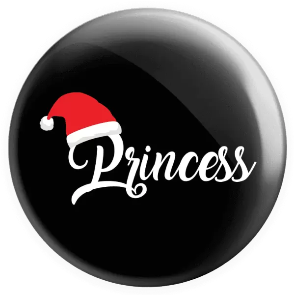 Placka Vánoční čepice - Princess