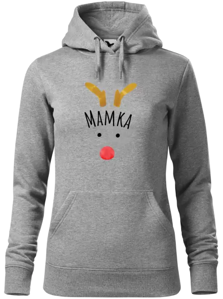 Dámská vánoční mikina Vánoční sob - mamka