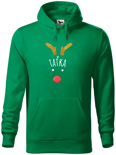 Pánská mikina Vánoční sob - taťka