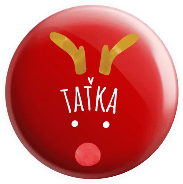 Placka Vánoční sob - taťka