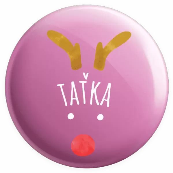 Placka Vánoční sob - taťka