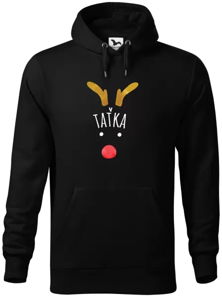 Pánská mikina Vánoční sob - taťka