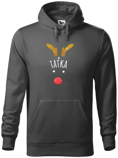 Pánská mikina Vánoční sob - taťka