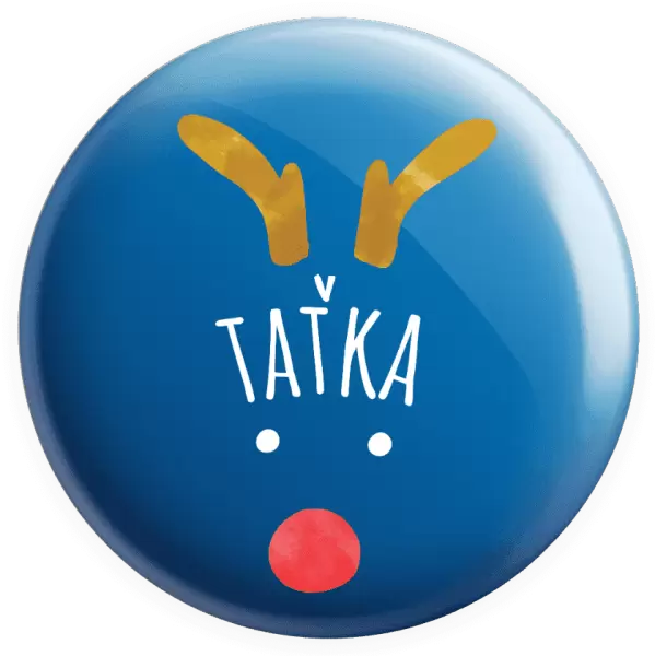 Placka Vánoční sob - taťka