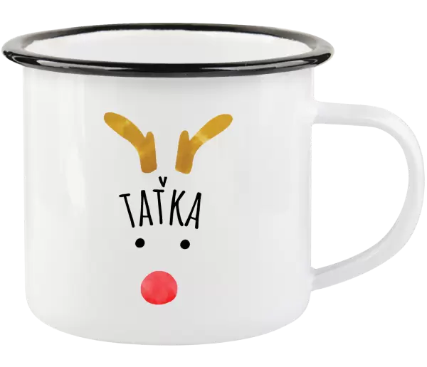 Vánoční plecháček Vánoční sob - taťka