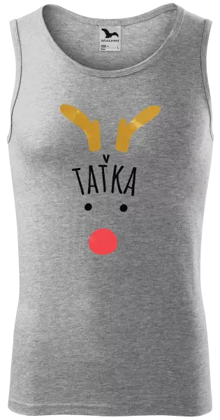 Pánské vánoční tílko Vánoční sob - taťka