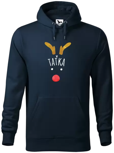 Pánská mikina Vánoční sob - taťka