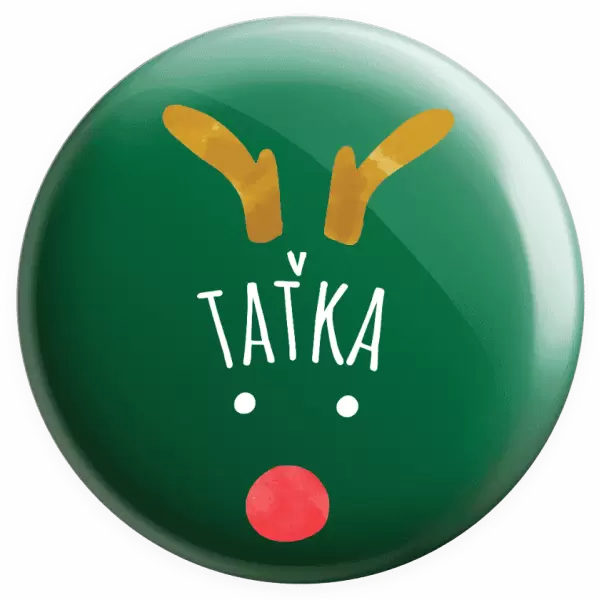 Placka Vánoční sob - taťka