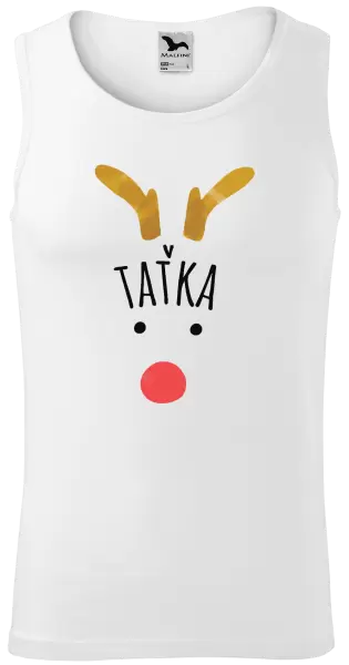 Pánské vánoční tílko Vánoční sob - taťka