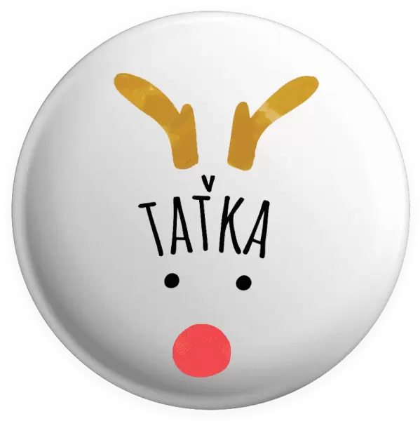 Placka Vánoční sob - taťka