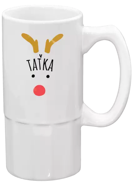 Půllitr Vánoční sob - taťka