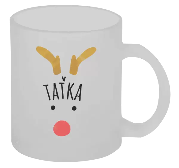 Vánoční hrnek Vánoční sob - taťka