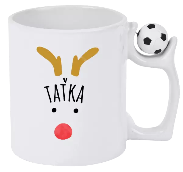 Vánoční hrnek Vánoční sob - taťka