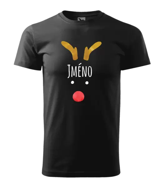 Pánské vánoční tričko Vánoční sob - jméno
