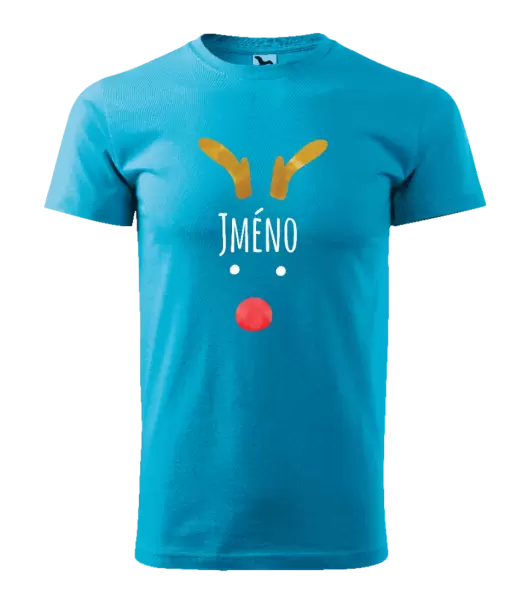 Pánské vánoční tričko Vánoční sob - jméno
