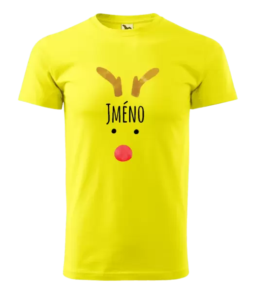 Pánské vánoční tričko Vánoční sob - jméno