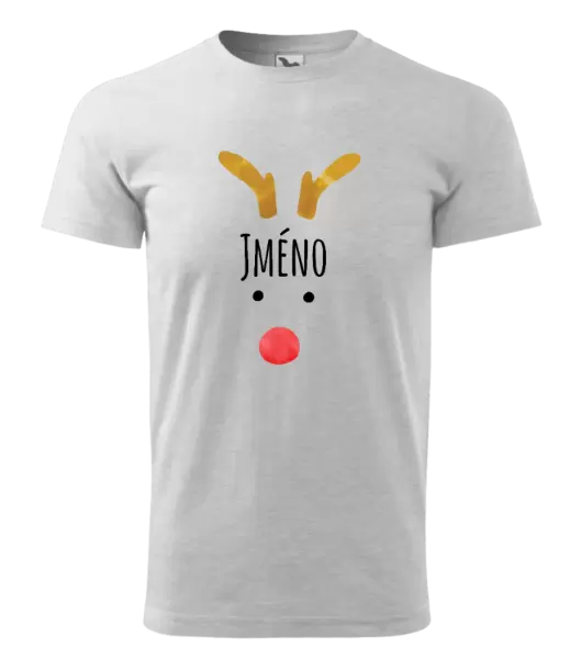 Pánské vánoční tričko Vánoční sob - jméno