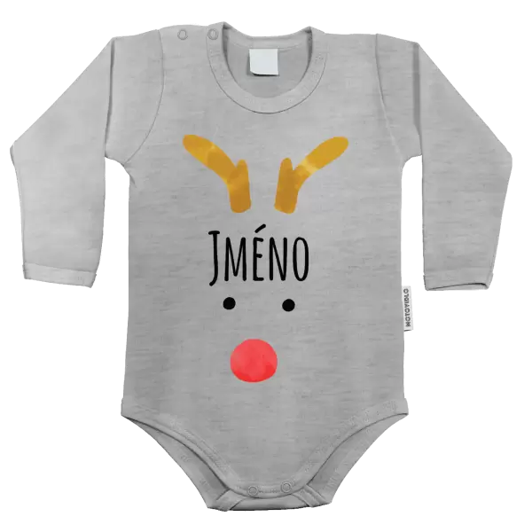 Dětské body Vánoční sob - jméno