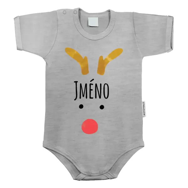 Dětské body Vánoční sob - jméno