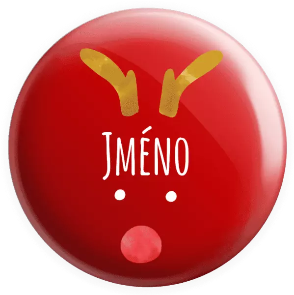 Placka Vánoční sob - jméno