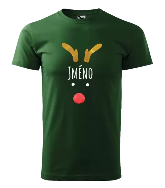 Pánské vánoční tričko Vánoční sob - jméno