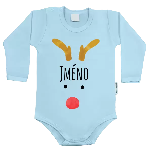 Dětské body Vánoční sob - jméno