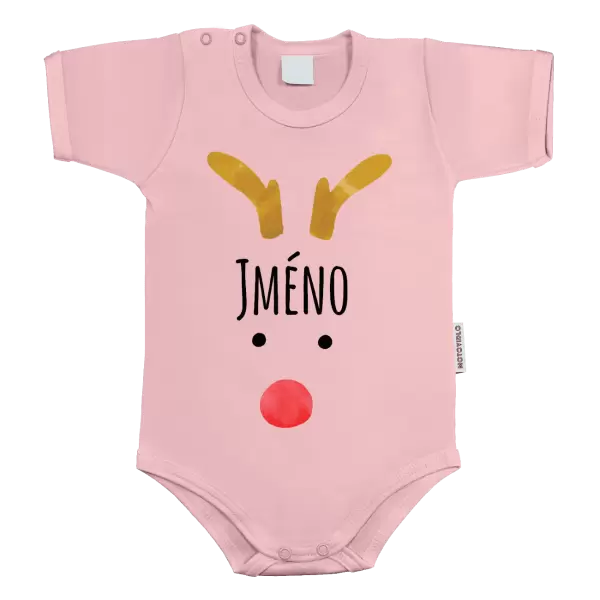 Dětské body Vánoční sob - jméno