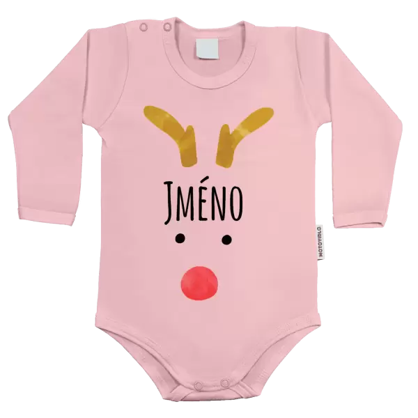 Dětské body Vánoční sob - jméno