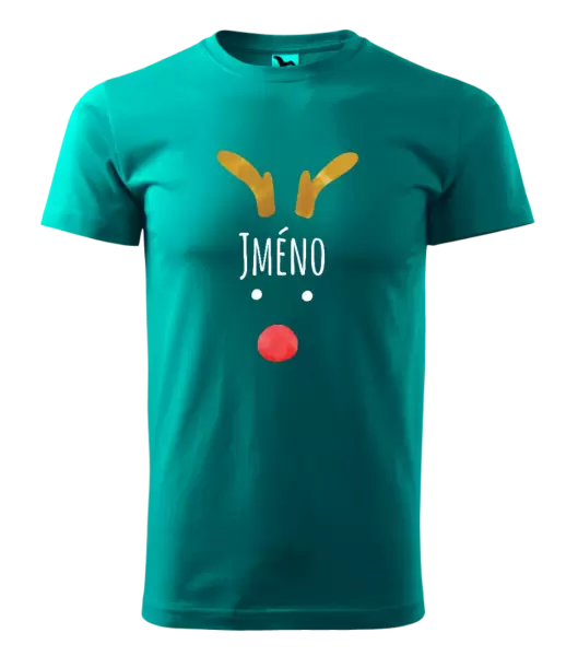 Pánské vánoční tričko Vánoční sob - jméno
