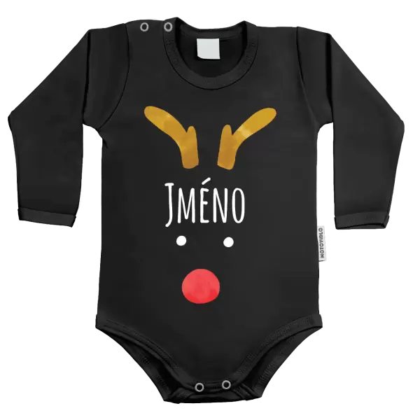 Dětské body Vánoční sob - jméno